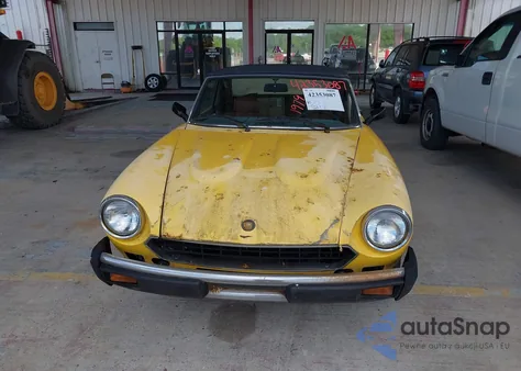 1979 Fiat 124 Spider из США, поврежденный, VIN 124CS20144639